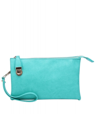 Fashion Clutch Crossbody Bag WU020B TURQUOISE